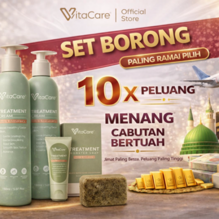 Set Borong (3 Krim + 2 Sabun + 1 Mini) VITACARE