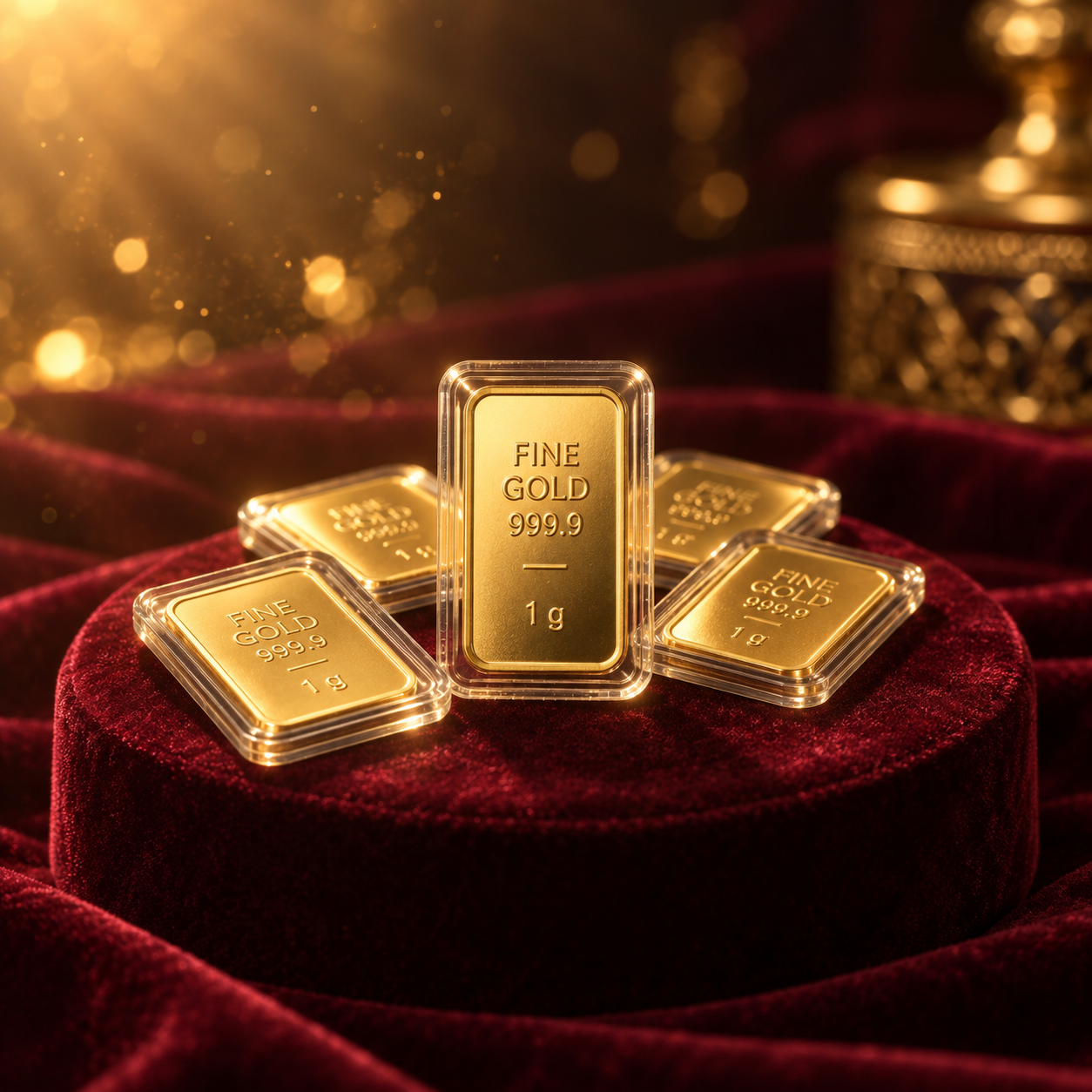 Visual premium hadiah emas 1 gram