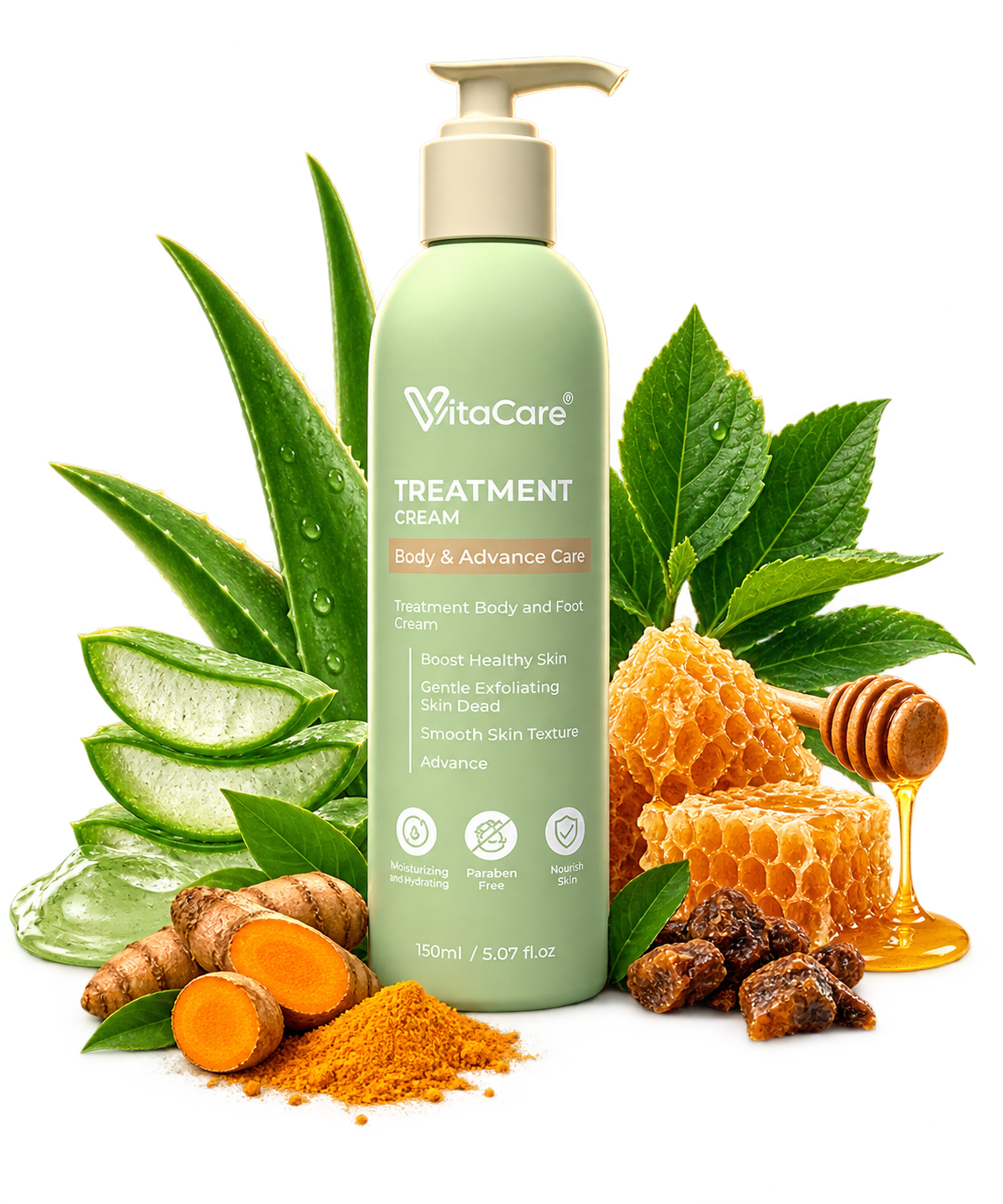 Vitacare Treatment Cream bersama bahan semula jadi terpilih