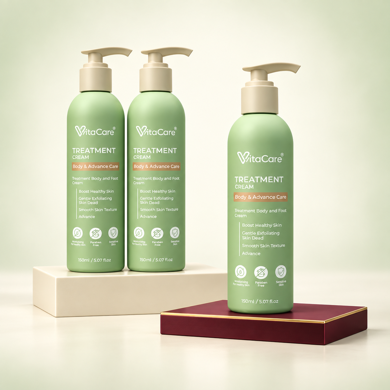 Set Jimat:dua botol Vitacare bersama satu botol percuma di atas platform premium