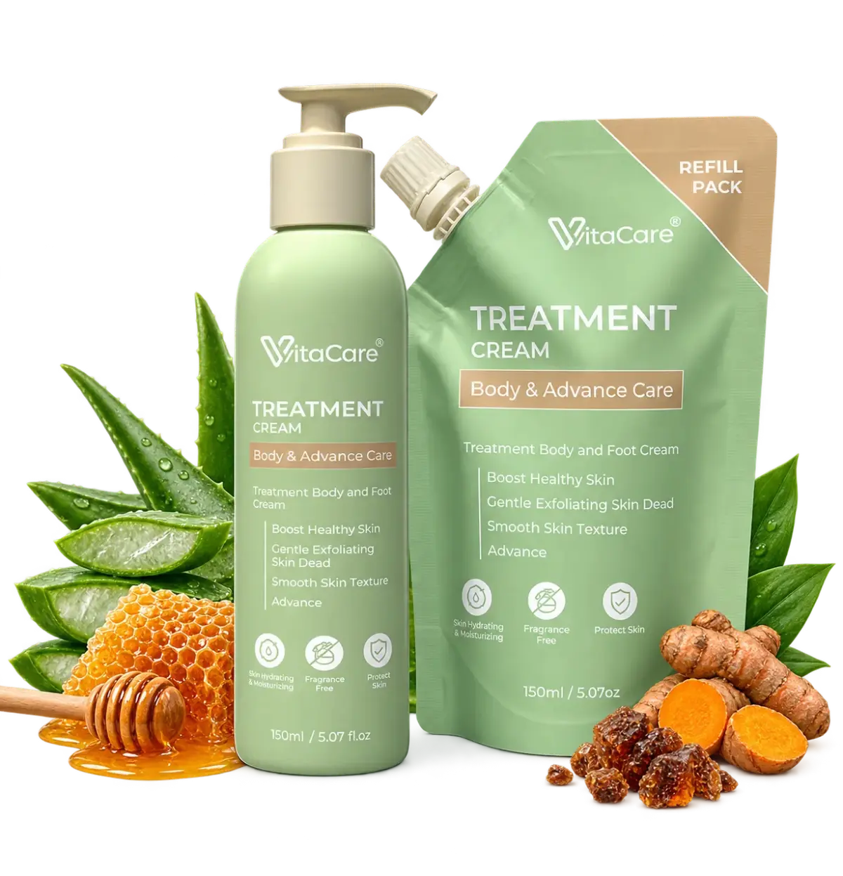 Vitacare Treatment Cream bersama bahan semula jadi terpilih